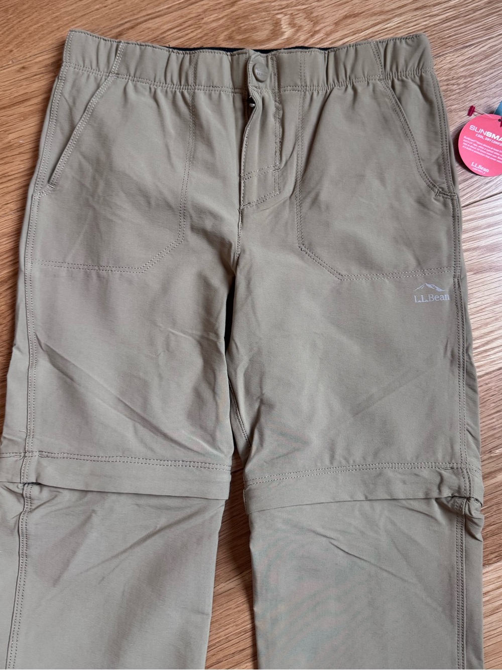 L.L. Bean Boys Trekking Zip-off Pants - Picture 3 of 7